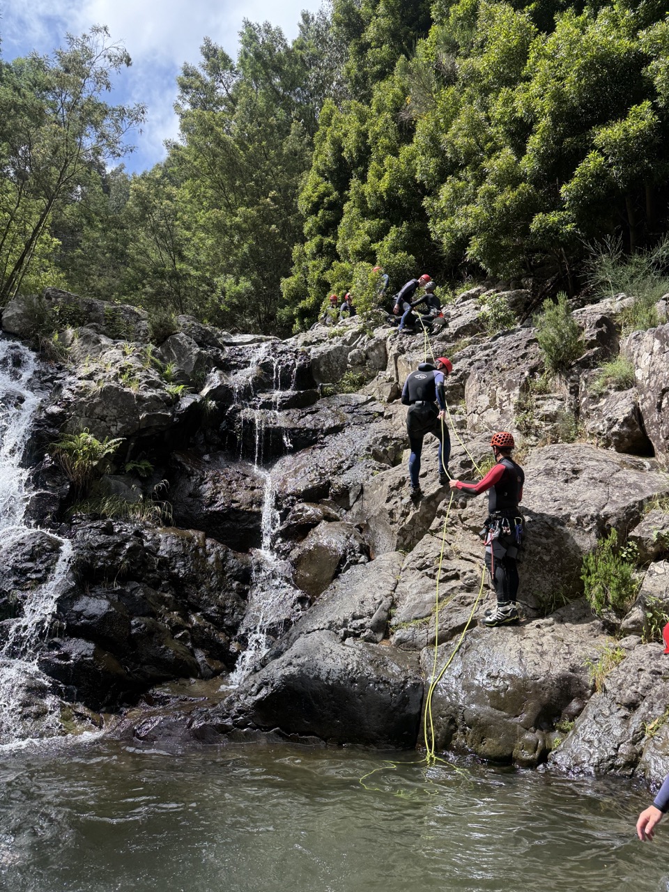 Canyoning na Maderze